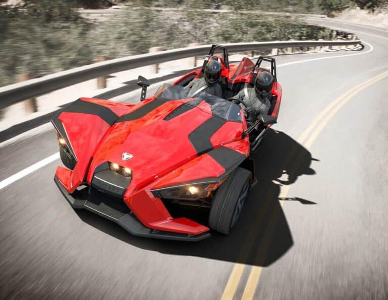 three-wheel Polaris bike