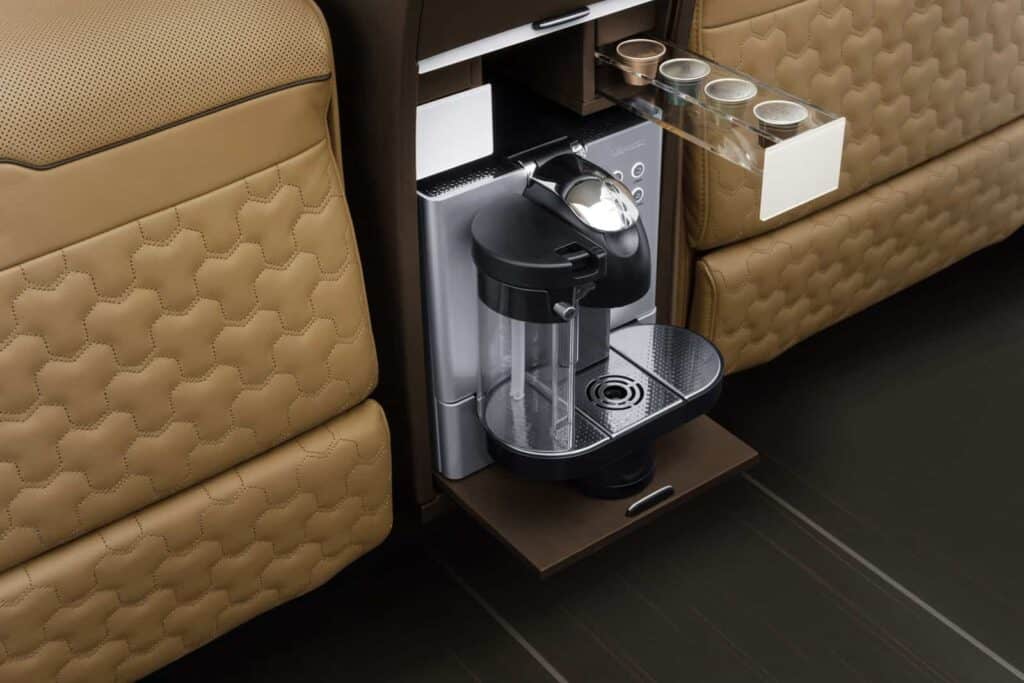 Mercedes-Benz Sprinter Business Lounge By Brabus 7 Brabus Business Lounge Sprinter Coffee Machine