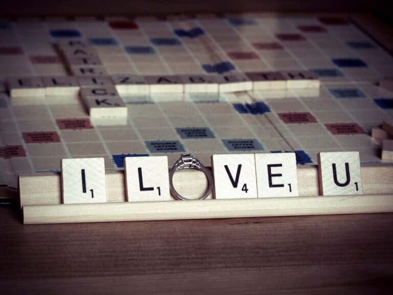love you scrabble