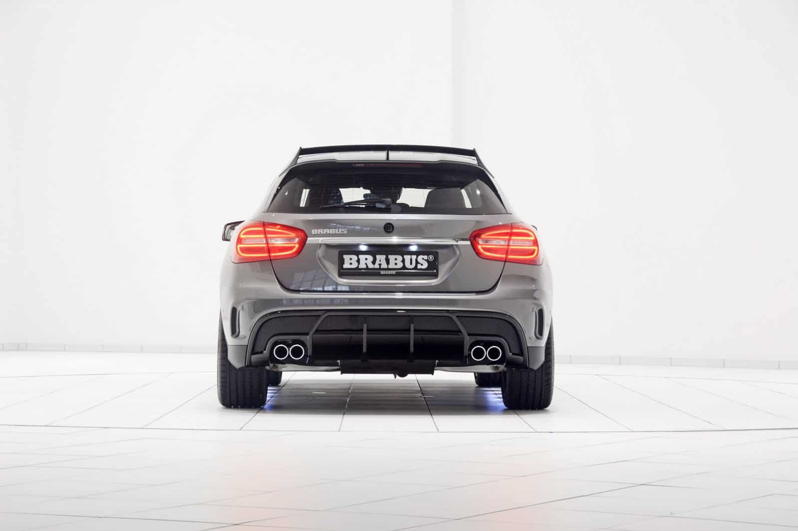 rear view Benz GLA 45 AMG