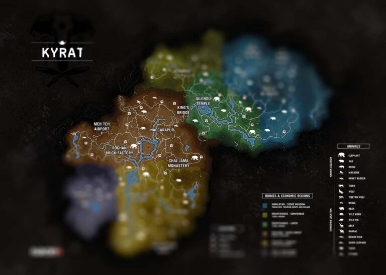 kyrat map far cry 4