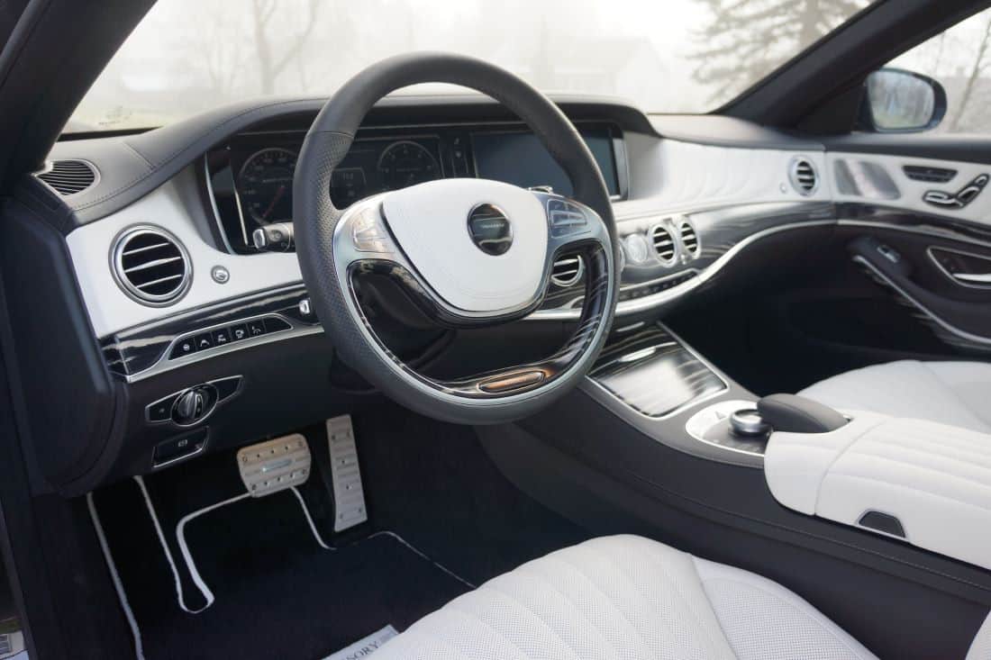 interior of S63 AMG