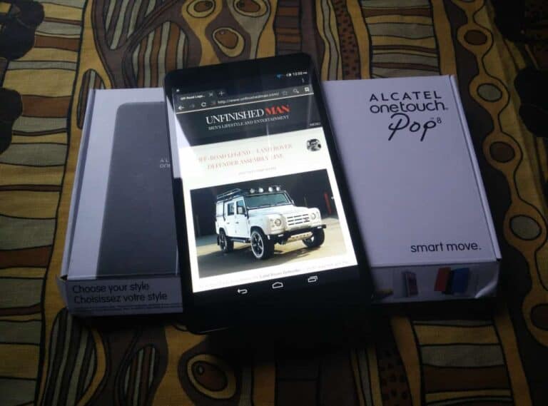 ALCATEL OneTouch Pop 8 Tablet Review 1