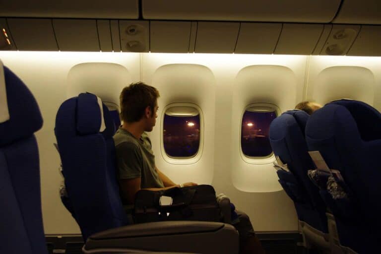 flying business class