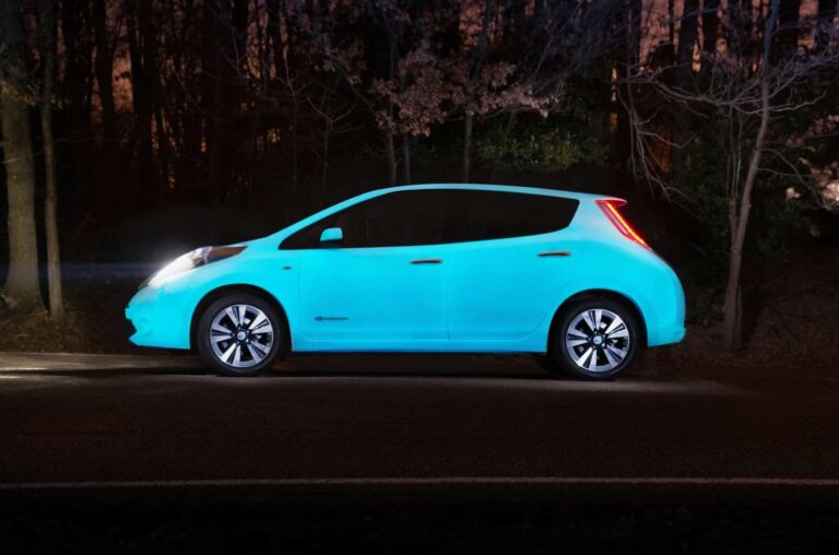 Nissan Leaf Starpath glow in dark
