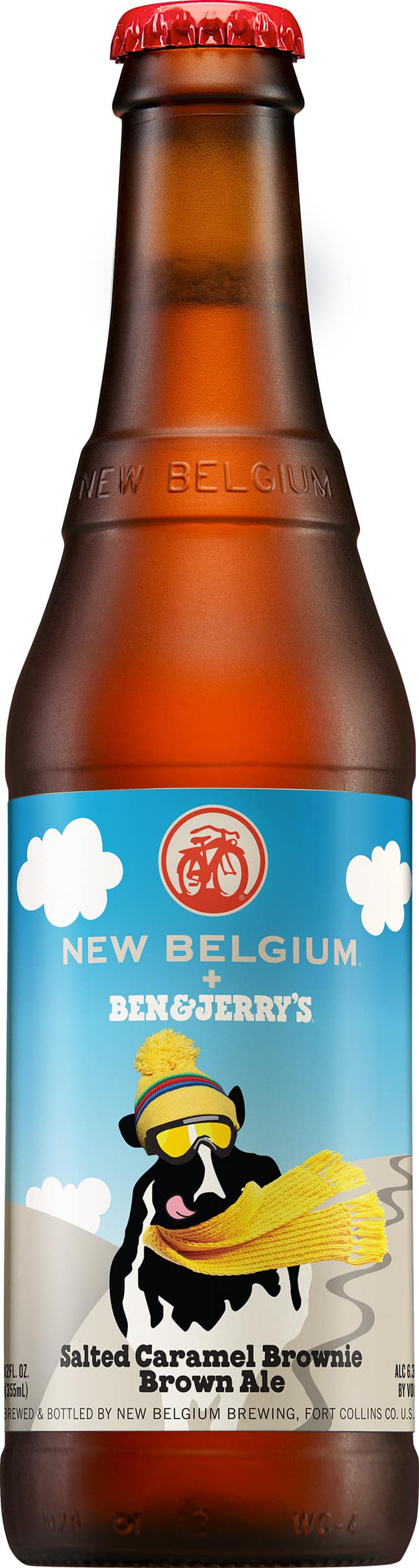 Salted Caramel Brownie Brown Ale - Ben & Jerry's Beer 2 NB_Ben&JerryBottle