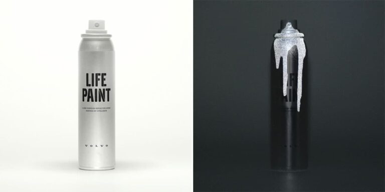 Life paint by Volvo
