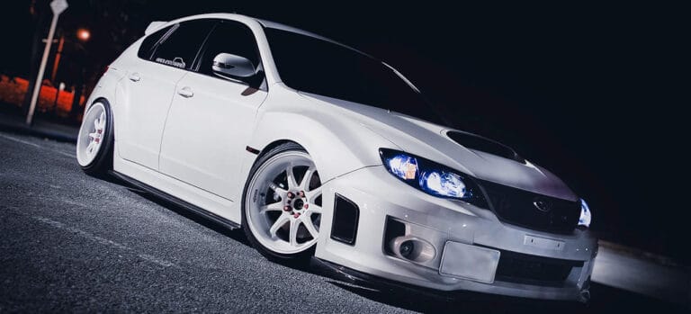 white custom rims