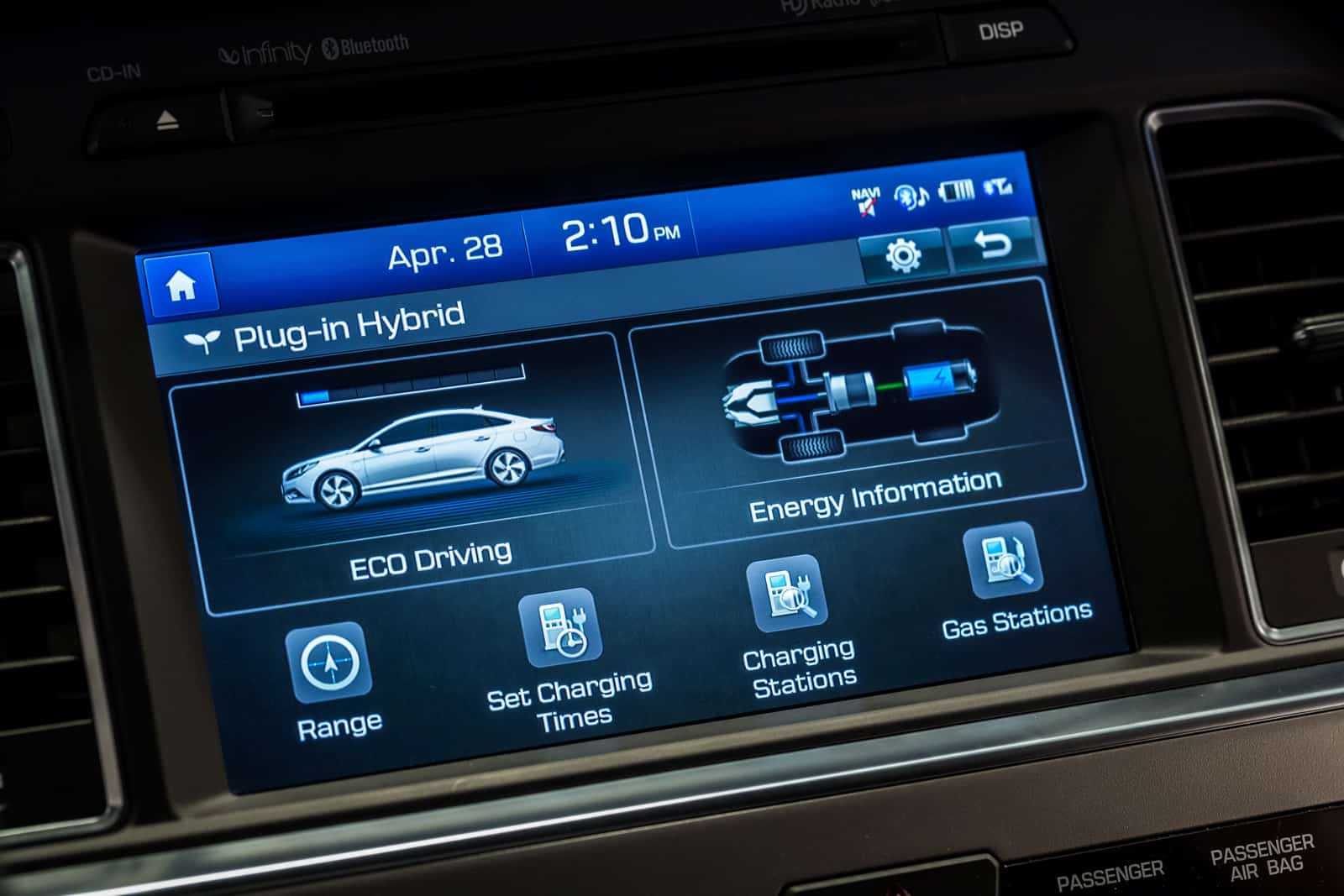 Sonata PHEV display