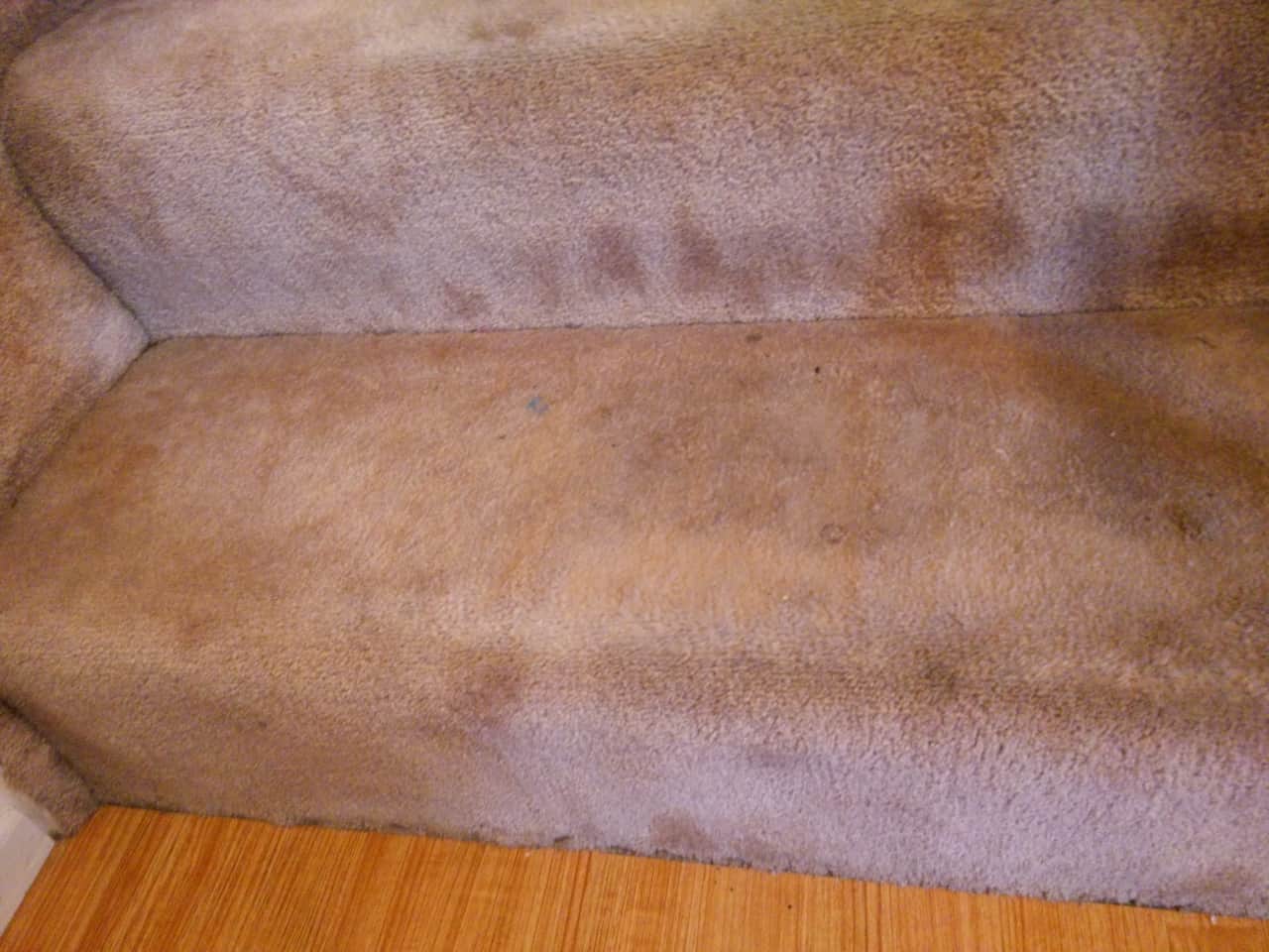 Dyson V6+ Cordless Vacuum Review 4 Dirty Stairs: Before