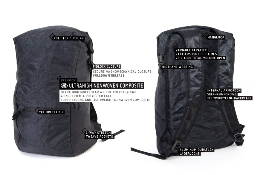 The Ultrahigh Backpack by OUTLIER - Unfinished Man