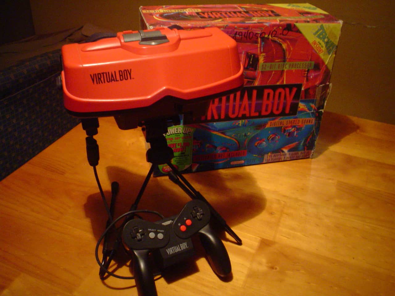Nintendo's Virtual Boy console was met with a lukewarm reception when it was released in 1995. Photo by https://www.flickr.com/photos/afrokid/