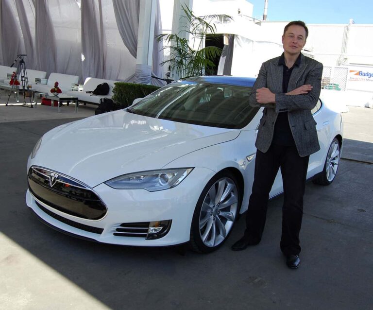 elon musk tesla factory
