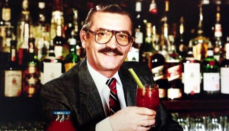 man holding best bloody caesar