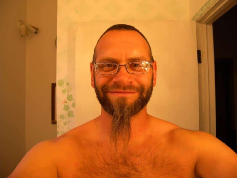 man with facial hair