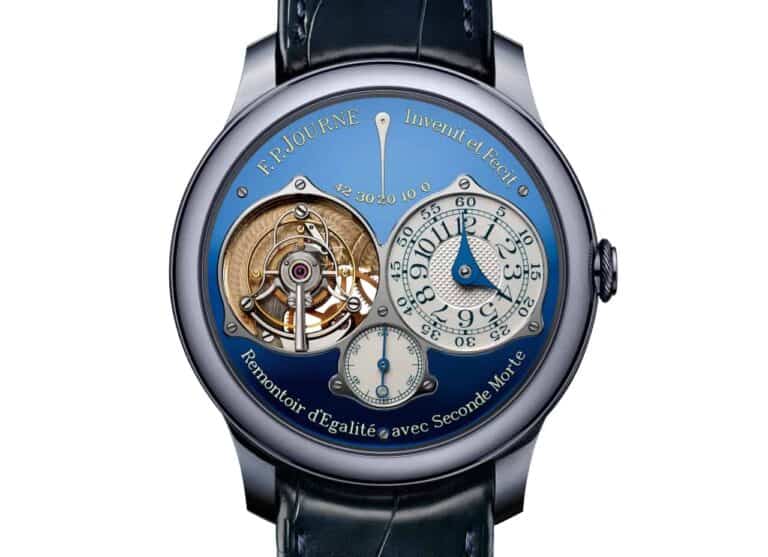 Only Watch FP Journe Tourbillon Souverain Bleu Watch
