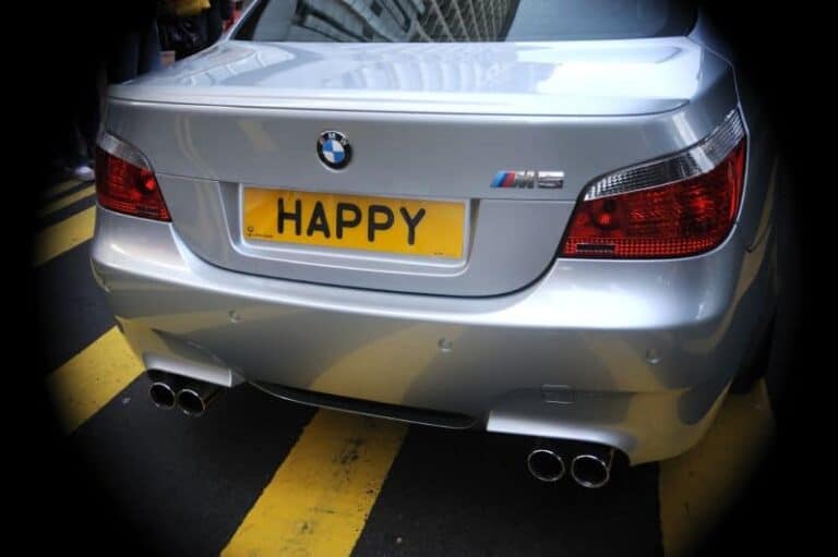 happy car license plate