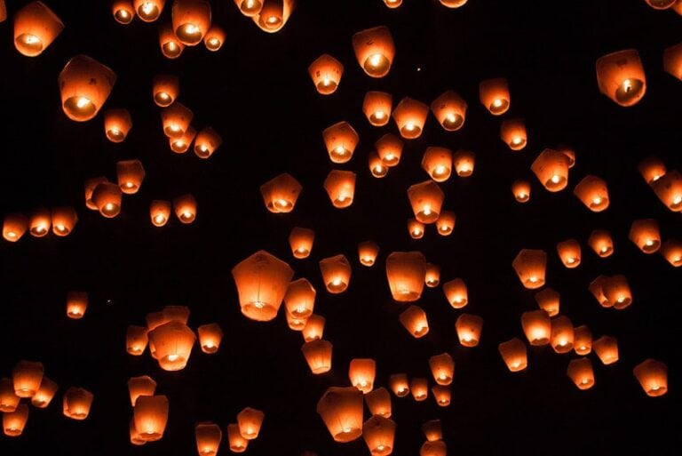 hanging lanterns