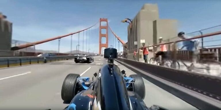 indy car racing golden gate bridge