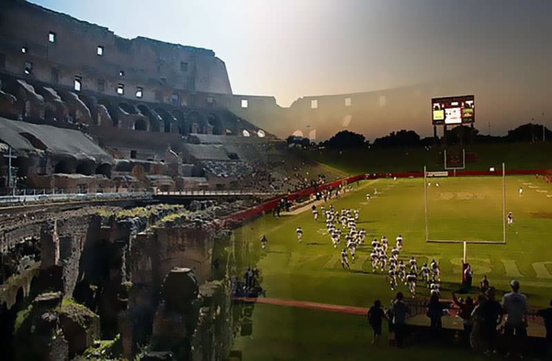 Football Stadiums Our Modern Day Gladiator Arenas?