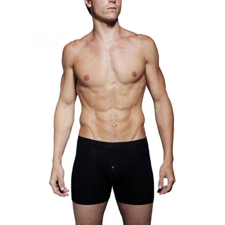 man wearing boxer briefs