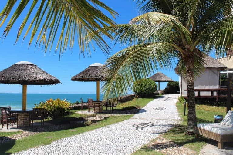tropical vacation spot
