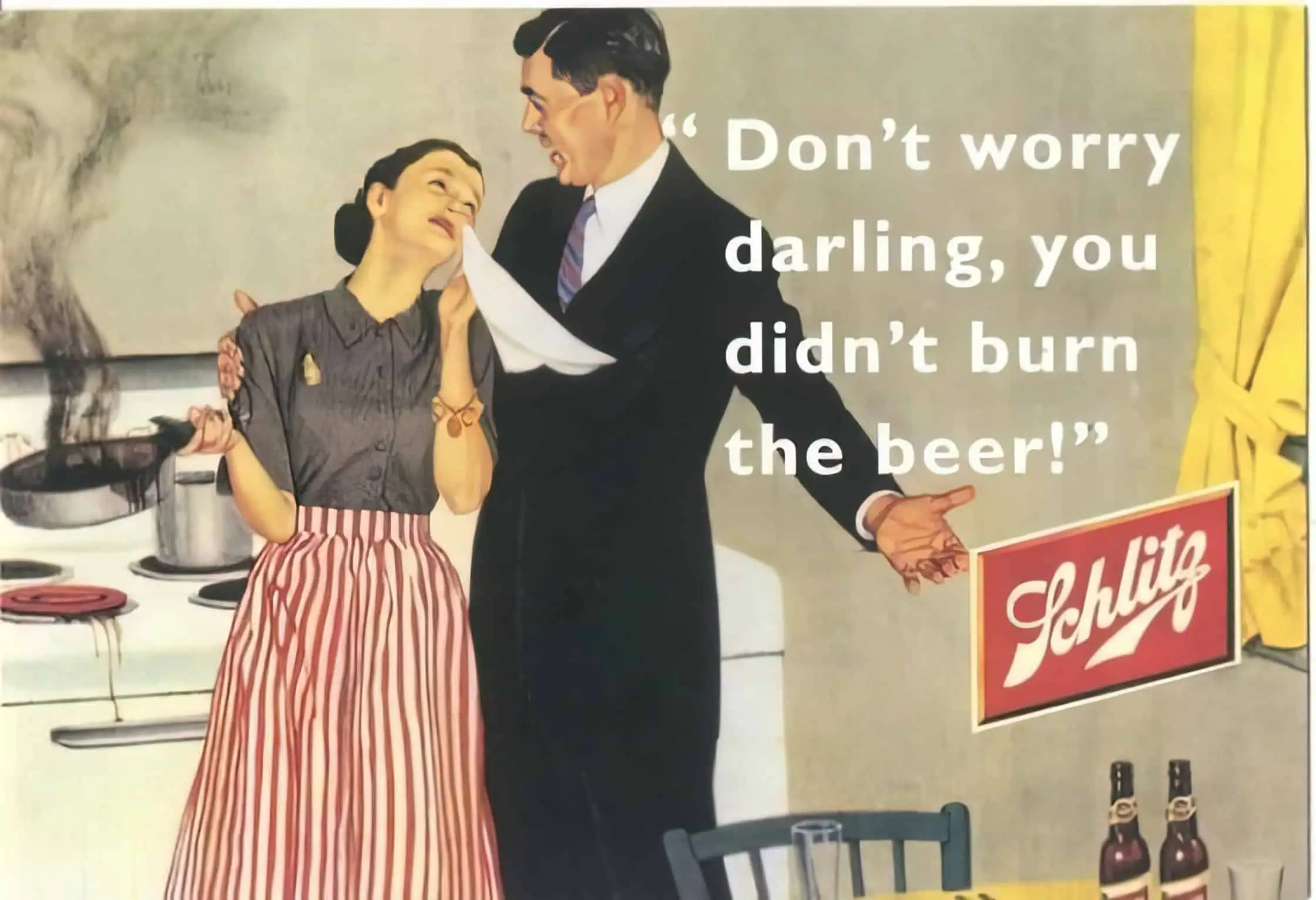 Vintage Sexist Beer Ad e1321927489347