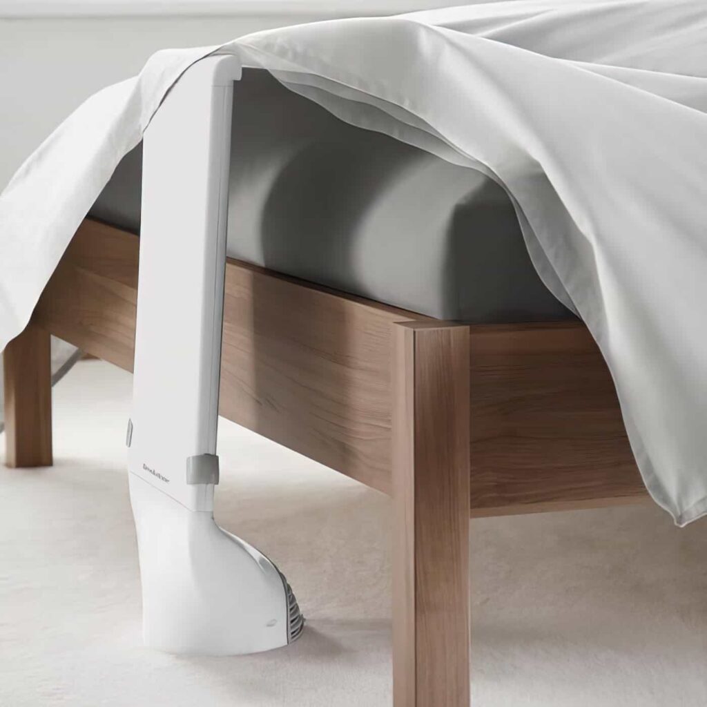 The Brookstone Bed Fan Keep Cool Between The Sheets