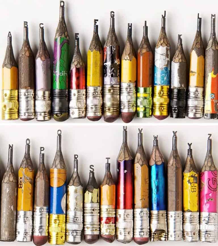dalton ghetti pencil sculptures