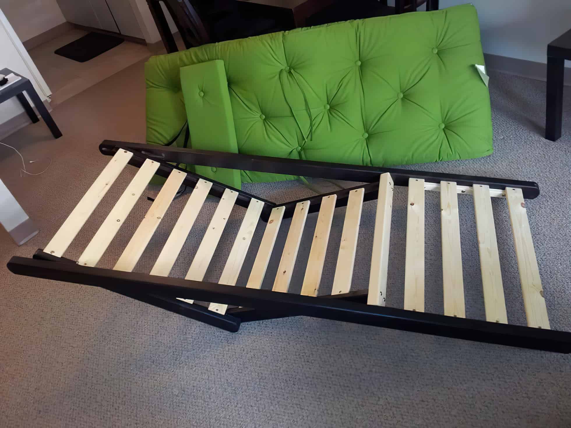 figo futon mattress frame enlarged