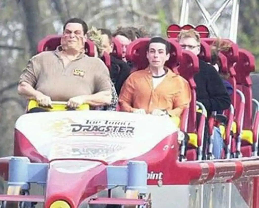 funny roller coaster faces again