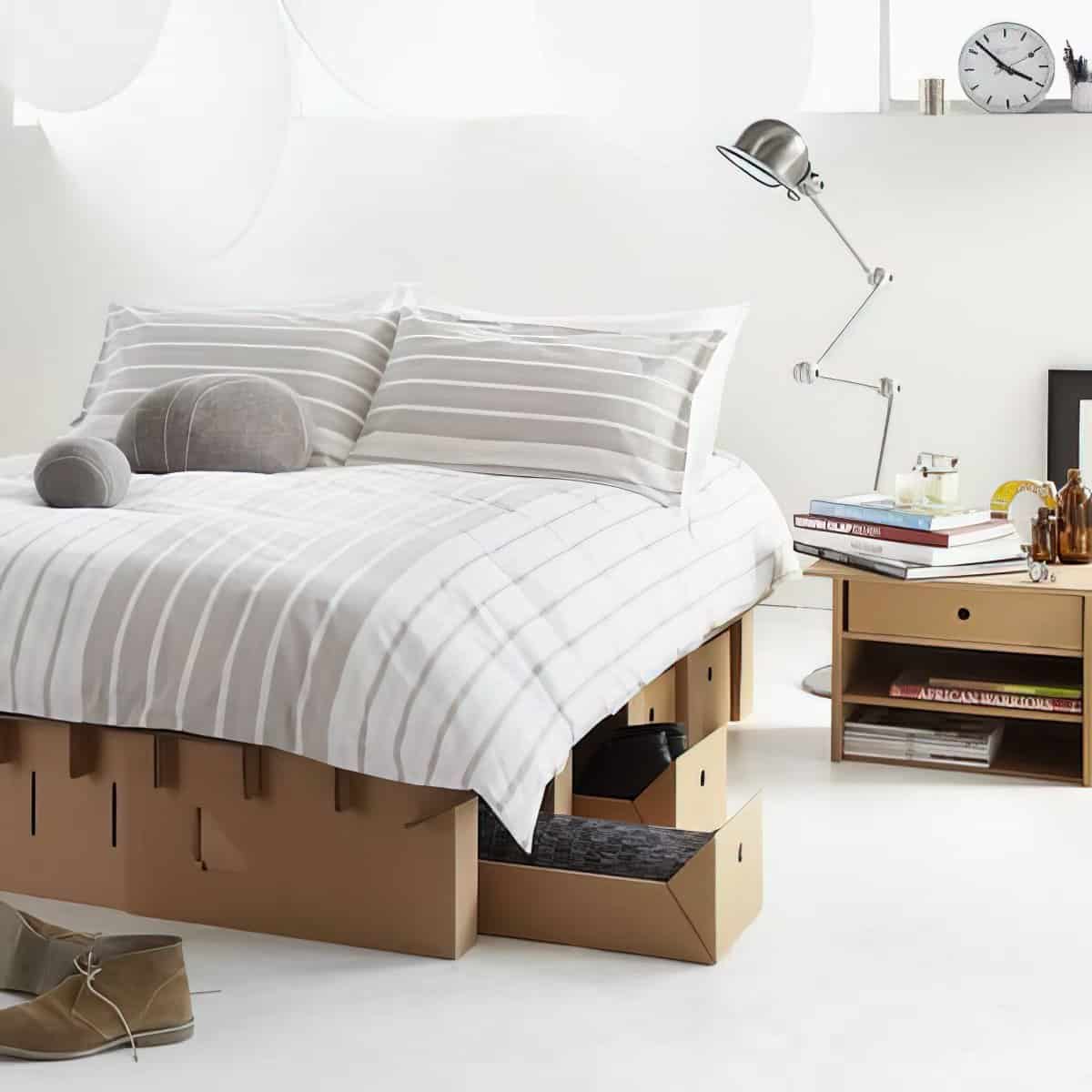 karton cardboard bed upscaled