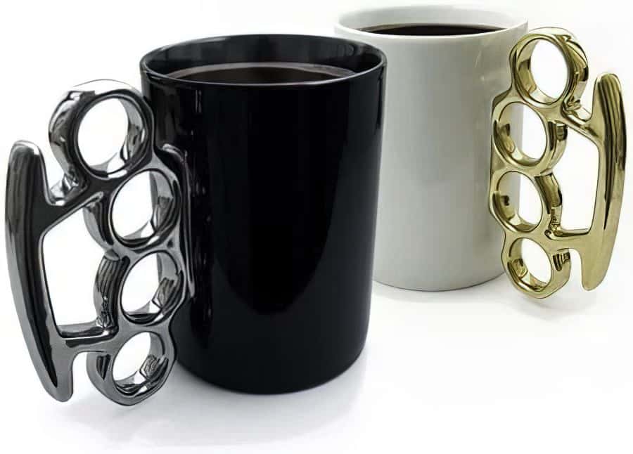 Household Items Designed To Look Like Weapons 4 knuckle duster mug upscaled