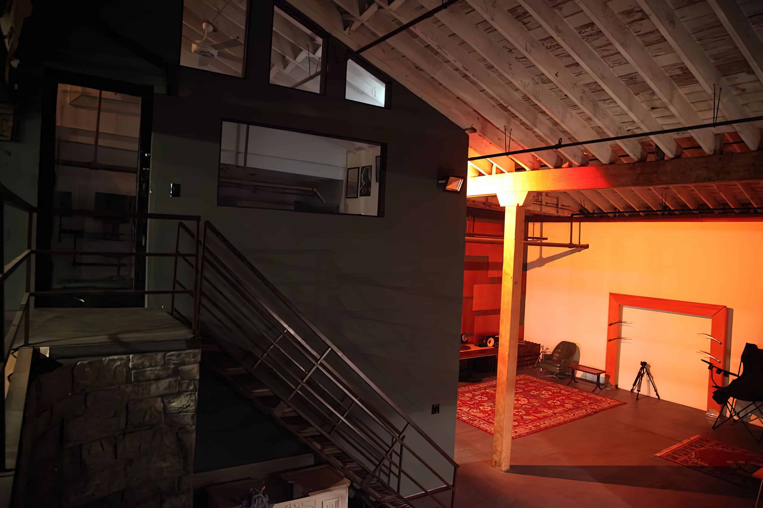 Man Cave Inspiration - A Photographers Bachelor Pad in Los Angeles' Arts District 7 man cave living room upscaled scaled