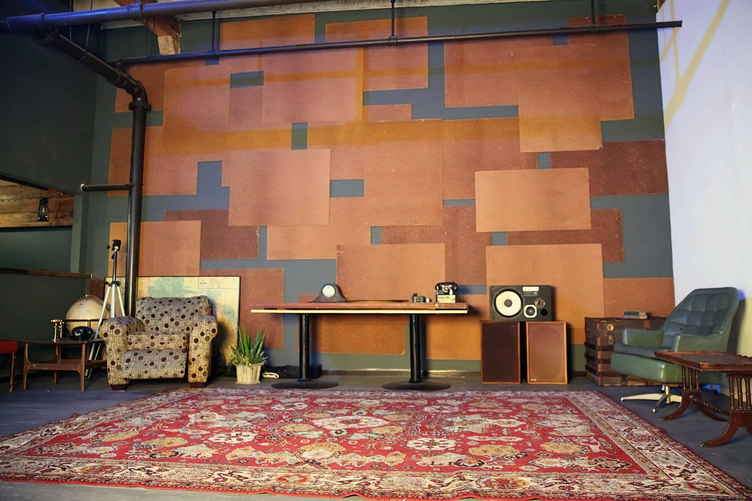Man Cave Inspiration - A Photographers Bachelor Pad in Los Angeles' Arts District 4 man cave sitting area upscaled scaled
