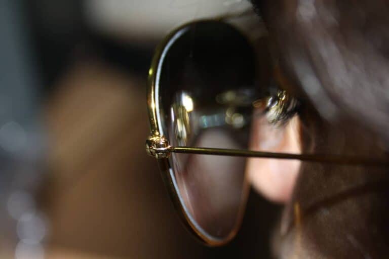 man wearing raybans