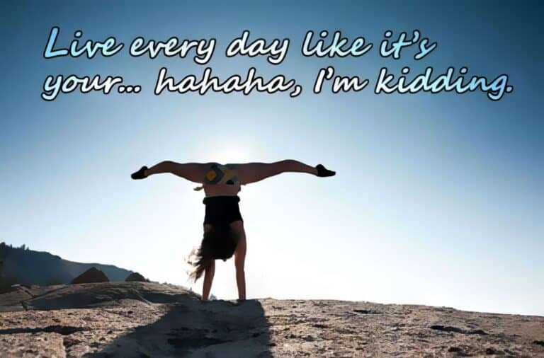 motivational poster live every day