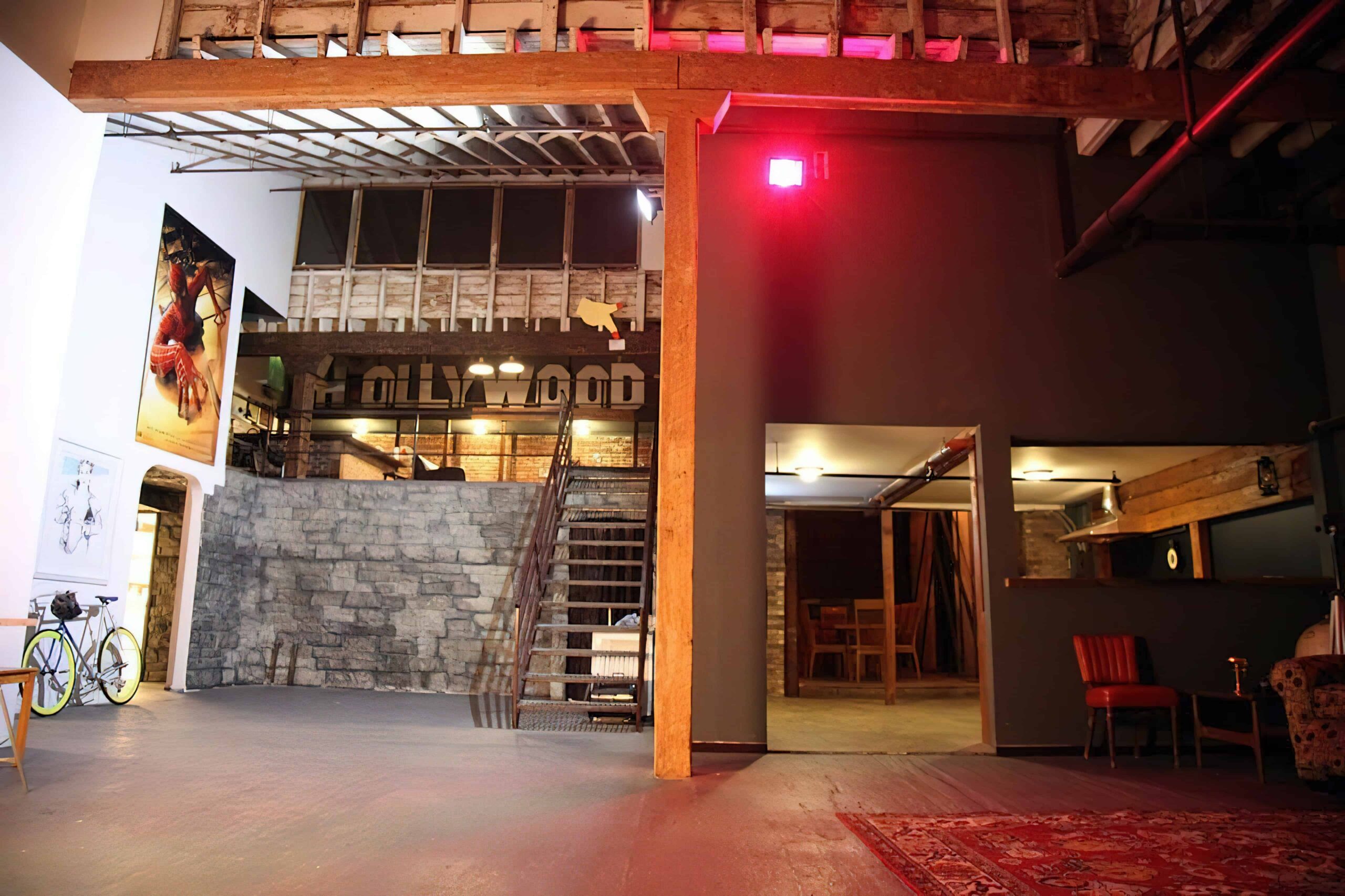 Man Cave Inspiration - A Photographers Bachelor Pad in Los Angeles' Arts District 3 old factory loft man cave upscaled scaled