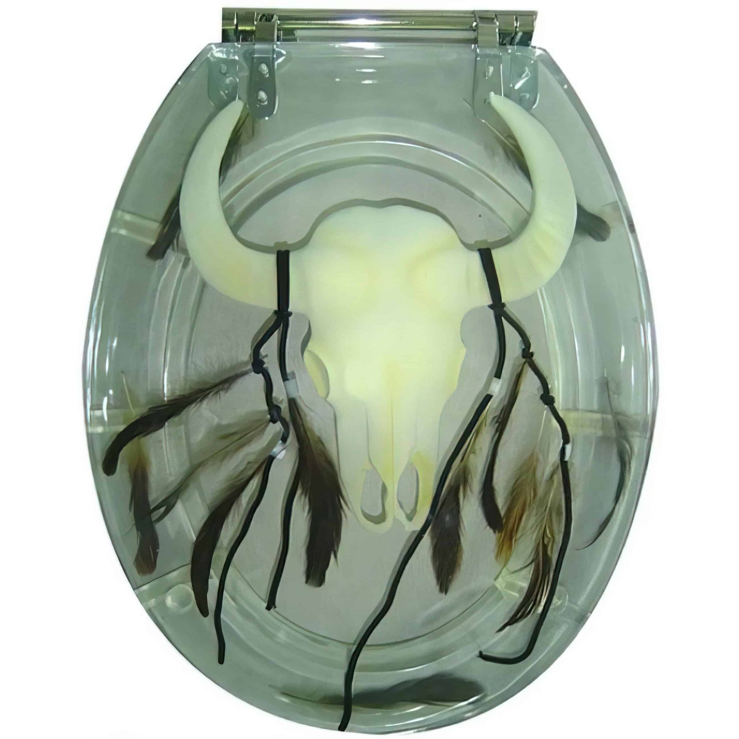 Toilet Seats- The Bane of Man's Existence, or a Wacky Man Accessory? 4 steer head toilet cover