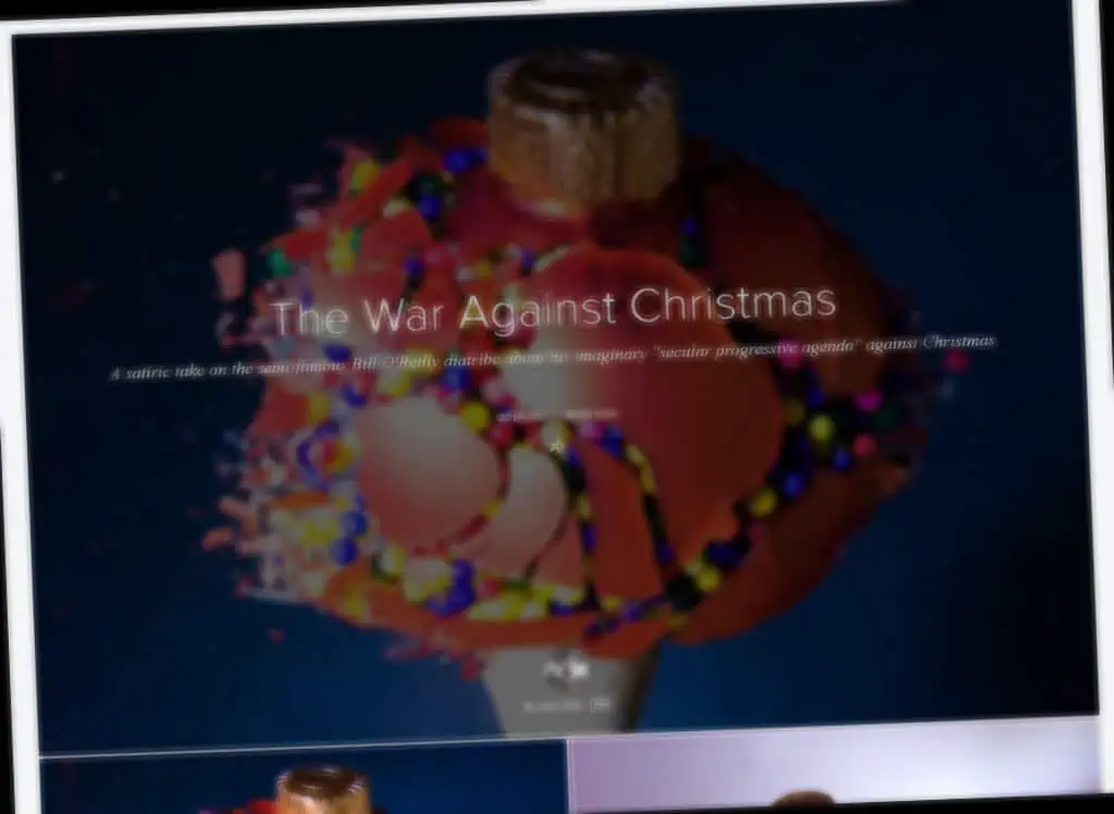 The War Against Christmas - Exploding Decorations - Unfinished Man