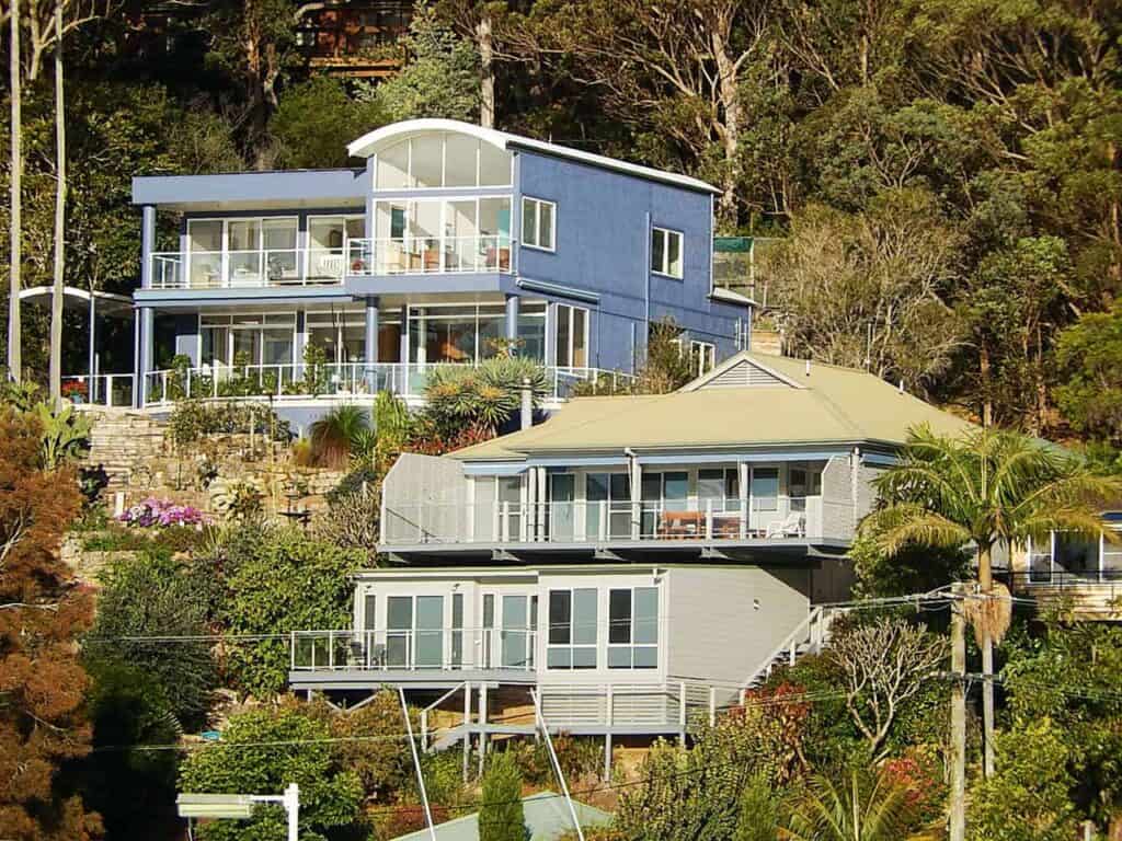 luxury homes australia hillside