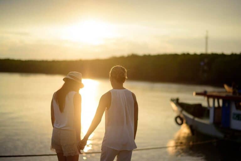 romantic summer couple