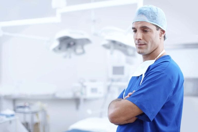 smug looking dentist