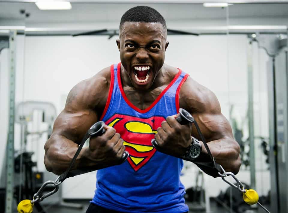 super strong man superman