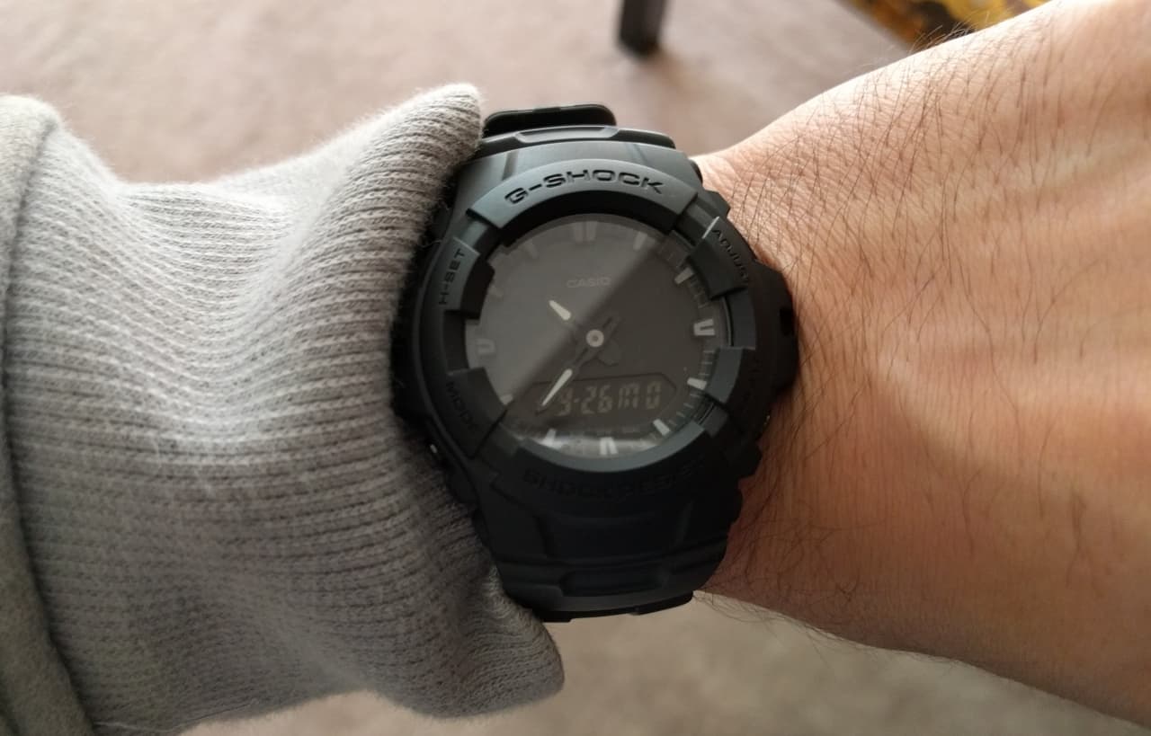 G-Shock Black Out G100BB-1A Watch Review - Unfinished Man