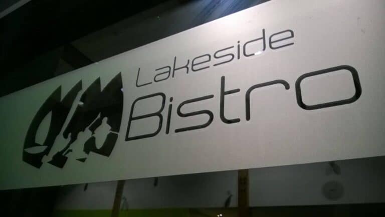 fancy sign bistro