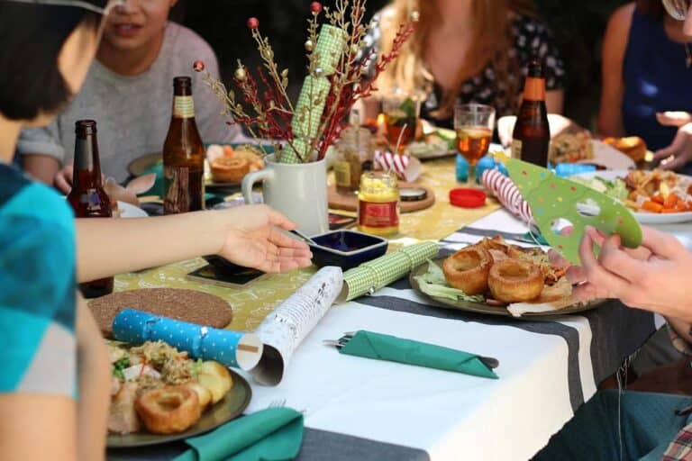 large dinner party