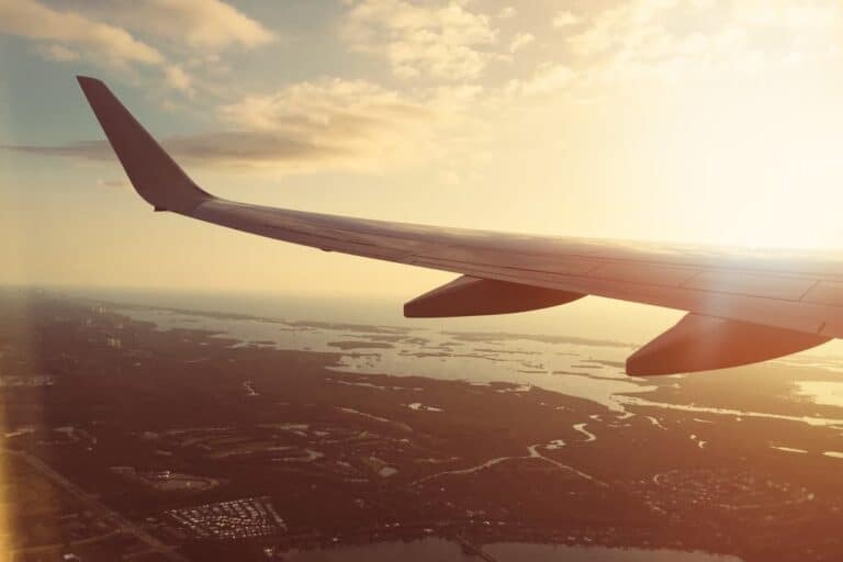 big airplane flying