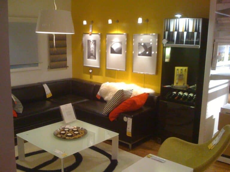 inside fancy apartment
