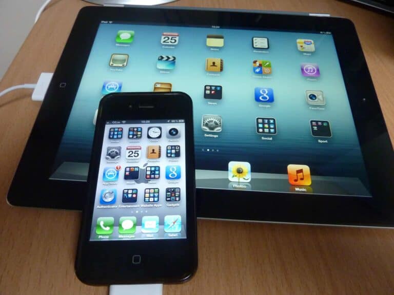 iphone and itablet